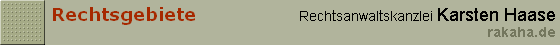 Rechtsgebiete